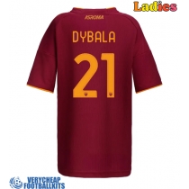AS Roma Paulo Dybala #21 Replica Home Shirt Ladies 2025-26 Short Sleeve